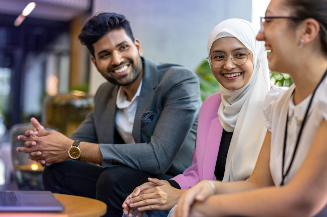 Training group in breakout session