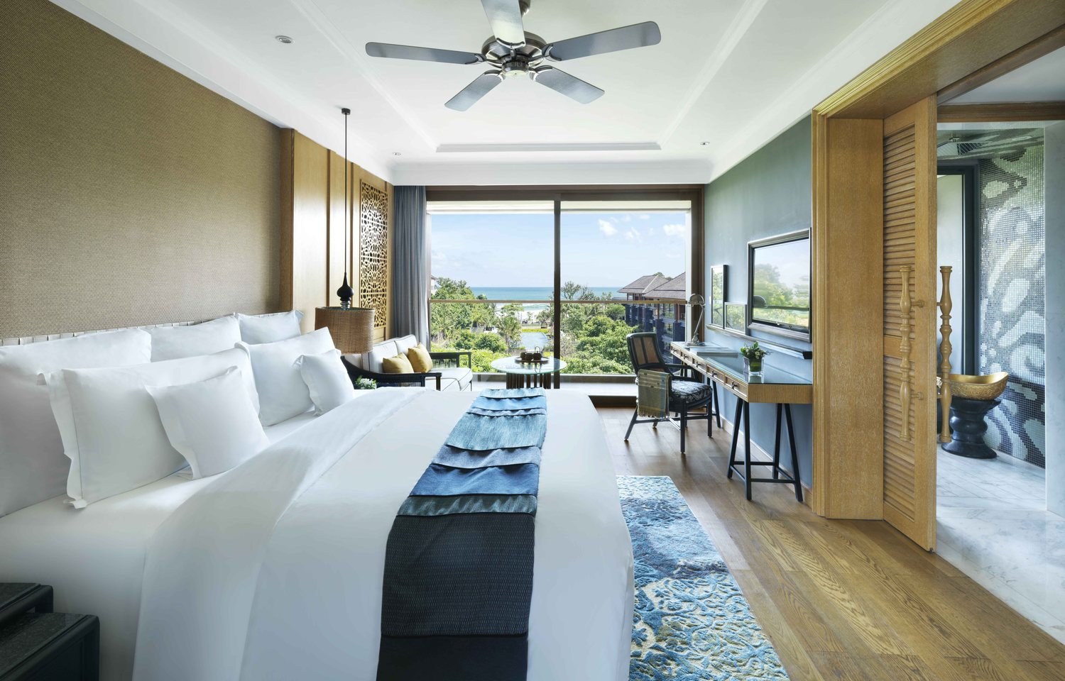 Ocean-view guest room